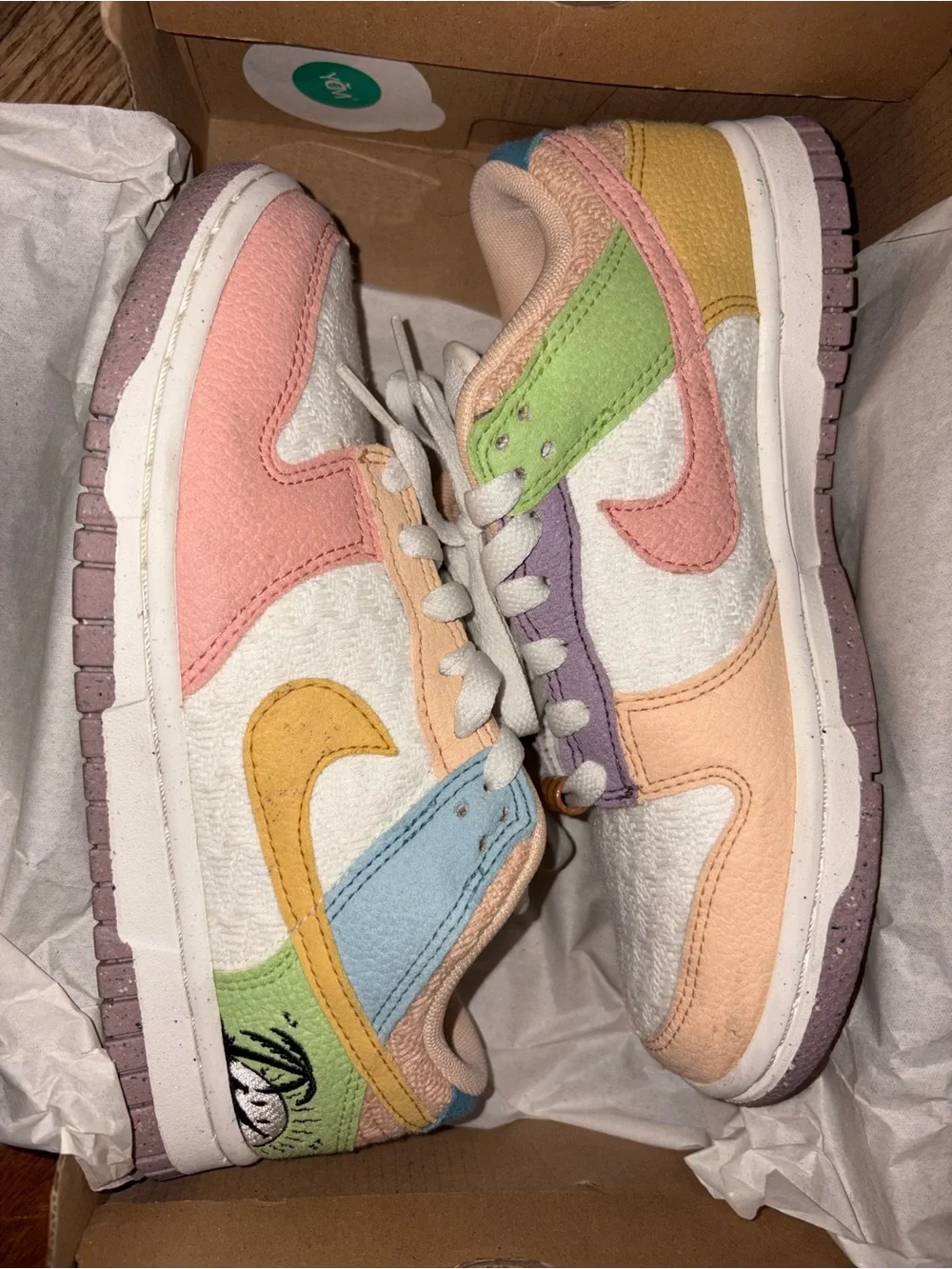 Nike Kids Dunks Pastel Multi-Color